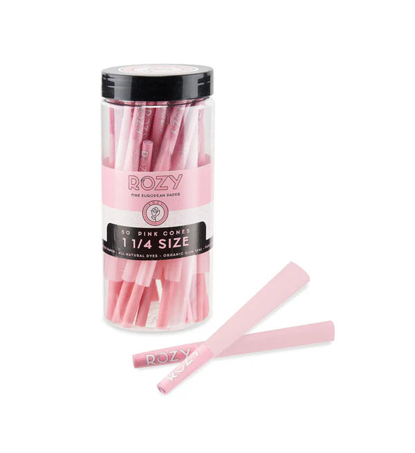 Rozy - King Size Pink Cones Jar (50ct)