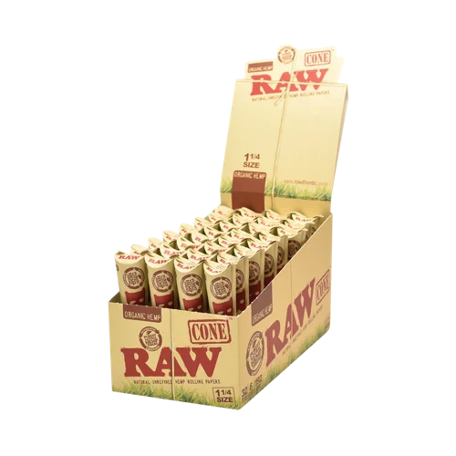 RAW - Organic King Size Classic Pre-Roll Cone (3ct)